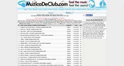 Desktop Screenshot of muzicadeclub.com